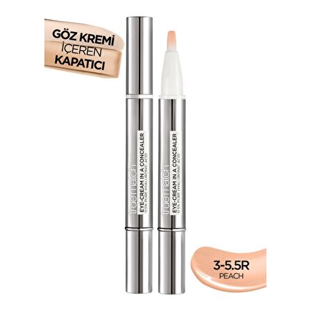 L'Oréal Paris True Match Göz Kremi İçeren Kapatıcı [ 2'si 1 Arada ] 3-5,5R